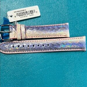 NWT 18mm Michele Berry Iridescent Watch Strap